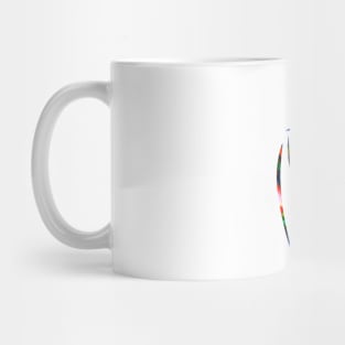 horse head - stylized and colorful Mug